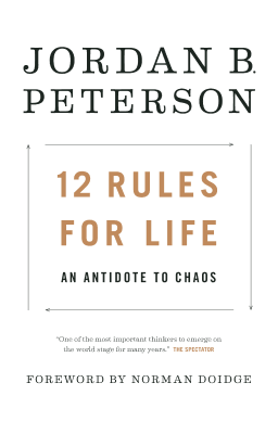 12 rules for life Jordan B. Peterson
